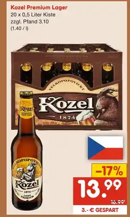 Netto Marken-Discount Kozel premium lager Angebot