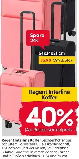 Rusta Regent Interline Koffer Angebot