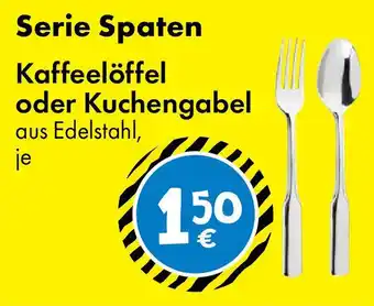 TEDi Nivella Serie Spaten Kaffeelöffel oder Kuchengabel Angebot
