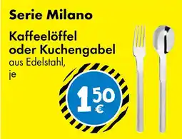 TEDi Nivella Serie Milano Kaffeelöffel oder Kuchengabel Angebot