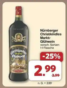 Famila Nord Ost Nürnberger Christkindles Markt Glühwein Angebot