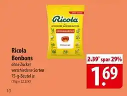 Famila Nord Ost Ricola Bonbons Angebot