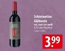 Famila Nord Ost Schietwetter Glühwein Angebot