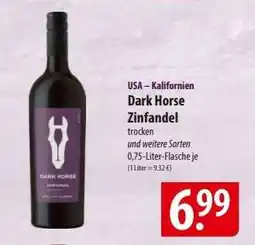 Famila Nord Ost Dark Horse Zinfandel Angebot