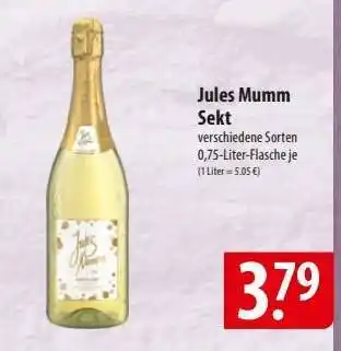Famila Nord Ost Jules Mumm Sekt Angebot