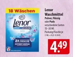 Famila Nord Ost Lenor Waschmittel Angebot