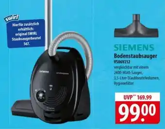 Famila Nord Ost SIEMENS Bodenstaubsauger VS06V212 Angebot