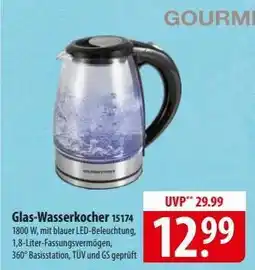 Famila Nord Ost Glas-Wasserkocher 15174 Angebot