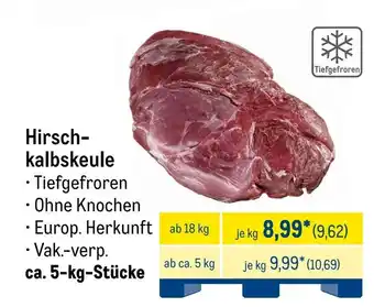 METRO Hirschkalbskeule Angebot