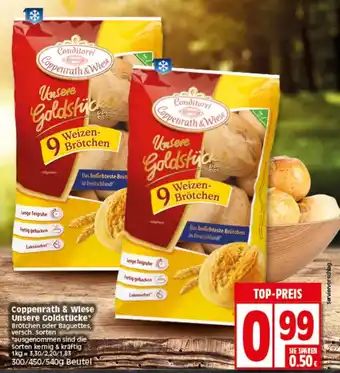 Edeka Coppenrath & Wiese Unsere Goldstücke 300/450/540g Angebot