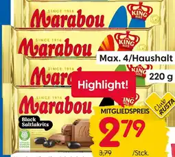 Rusta Marabou King Size Schokolade Angebot