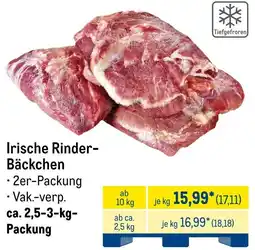 METRO Irische Rinder- Bäckchen Angebot