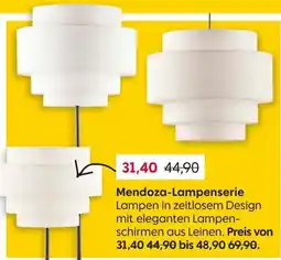 Rusta Mendoza-Lampenserie Angebot