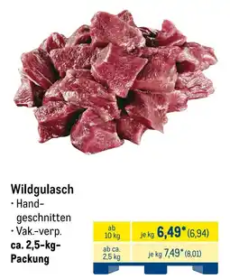 METRO Wildgulasch Angebot