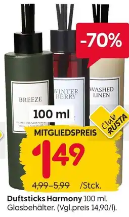 Rusta Duftsticks Harmony Angebot