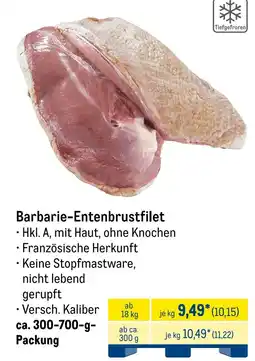 METRO Barbarie-Entenbrustfilet Angebot