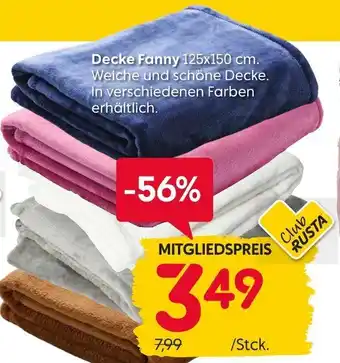 Rusta Decke Fanny 125x150 cm Angebot