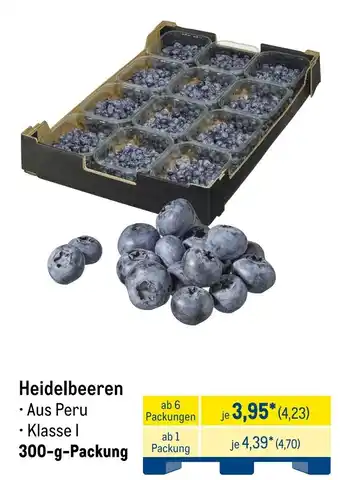 METRO Heidelbeeren Angebot