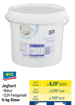 METRO aro Joghurt Angebot