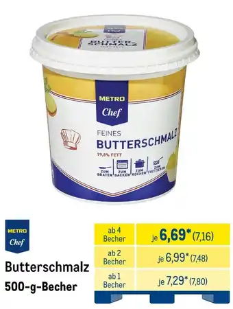 METRO METRO Chef Butterschmalz Angebot