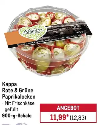METRO Kappa Rote & Grüne Paprikalocken Angebot