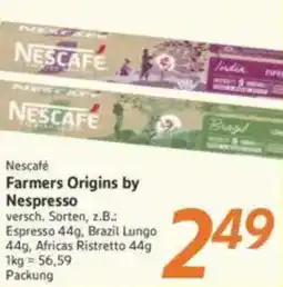 inkoop Nescafé Farmers Origins by Nespresso Angebot