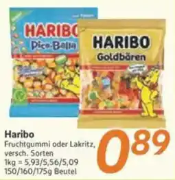 inkoop Haribo Fruchtgummi oder Lakritz Angebot