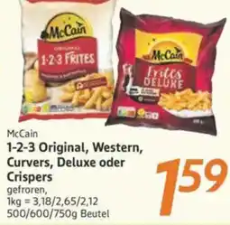inkoop McCain 1-2-3 Original, Western, Curvers, Deluxe oder Crispers Angebot