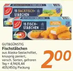 inkoop GUT&GÜNSTIG Fischstäbchen Angebot
