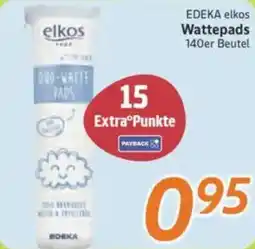 inkoop EDEKA elkos Wattepads 140er Beutel Angebot