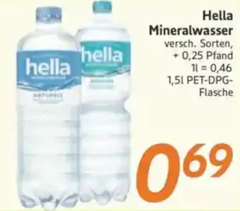 inkoop Hella Mineralwasser Angebot