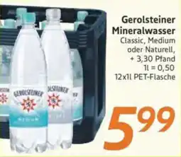 inkoop Gerolsteiner Mineralwasser Angebot