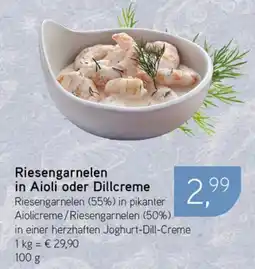Dornseifer Riesengarnelen in Aioli oder Dillcreme Angebot