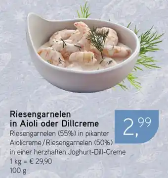 Dornseifer Riesengarnelen in Aioli oder Dillcreme Angebot