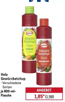 METRO Hela Gewürzketchup Angebot