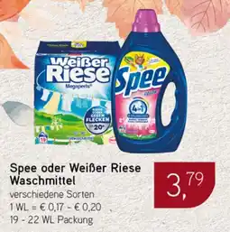 Dornseifer Spee oder Weißer Riese Waschmittel Angebot