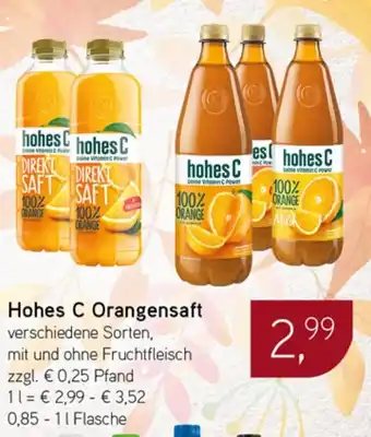 Dornseifer Hohes C Orangensaft Angebot