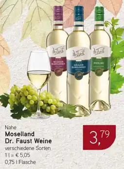 Dornseifer Nahe Moselland Dr. Faust Weine Angebot