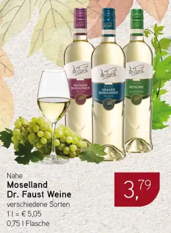 Dornseifer Nahe Moselland Dr. Faust Weine Angebot