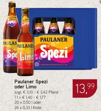 Dornseifer Paulaner Spezi oder Limo Angebot