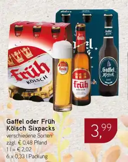 Dornseifer Gaffel oder Früh Kölsch Sixpacks Angebot