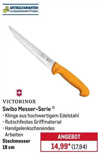 METRO VICTORINOX Swibo Messer-Serie Stechmesser 18 cm Angebot
