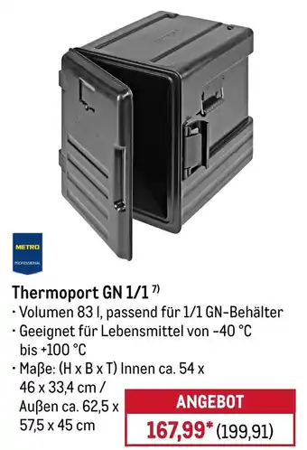 METRO METRO PROFESSIONAL Thermoport GN 1/1 Angebot