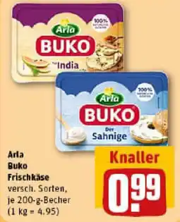 REWE Arla Buko Frischkäse Angebot