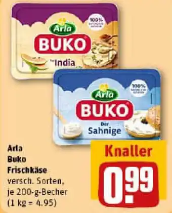 REWE Arla Buko Frischkäse Angebot