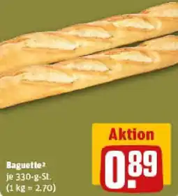 REWE Baguette Angebot