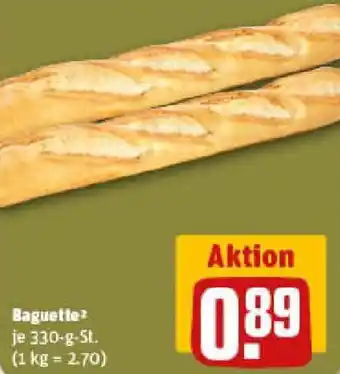 REWE Baguette Angebot