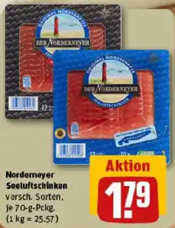 REWE Nordemeyer Seeluftschinken Angebot