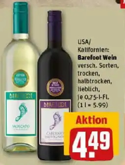 REWE Barefoot Wein Angebot