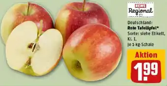 REWE Rote Tafeläpfel Angebot